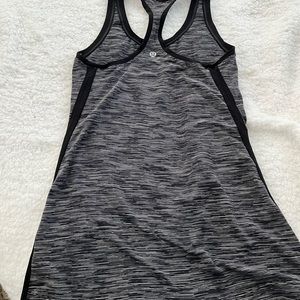 Black and white and gray lululemon size 4 tank